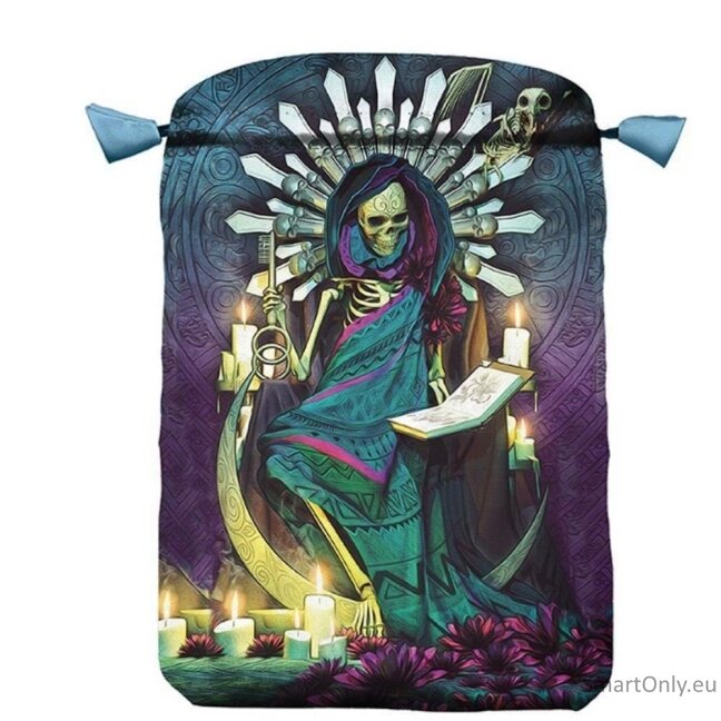 Santa Muerte satininis maišelis kortoms Lo Scarabeo Santa Muerte satininis maišelis kortoms Lo Scarabeo