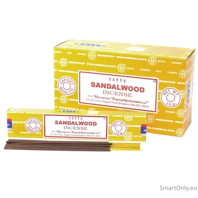 Satya smilkalai - Sandalmedis 3 Satya smilkalai - Sandalmedis 3
