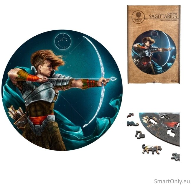 Šaulys (Zodiakai) Dėlionė Iš Medžio (200 detalių) Fantasy Puzzles