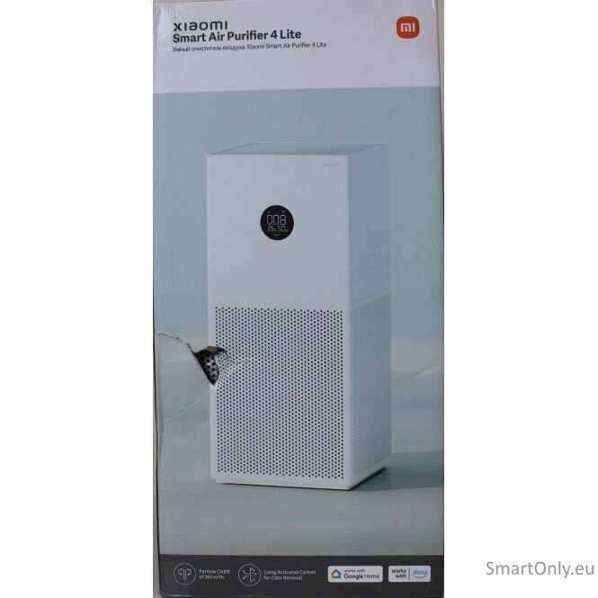 SALE OUT. Xiaomi Smart Air Purifier 4 Lite EU | Xiaomi | Smart Air Purifier | 4 Lite EU | 33 W | Suitable for rooms up to 25–43 m² | White | DAMAGED PACKAGING SALE OUT. Xiaomi Smart Air Purifier 4 Lite EU | Xiaomi | Smart Air Purifier | 4 Lite EU | 33 W | Suitable for rooms up to 25–43 m² | White | DAMAGED PACKAGING