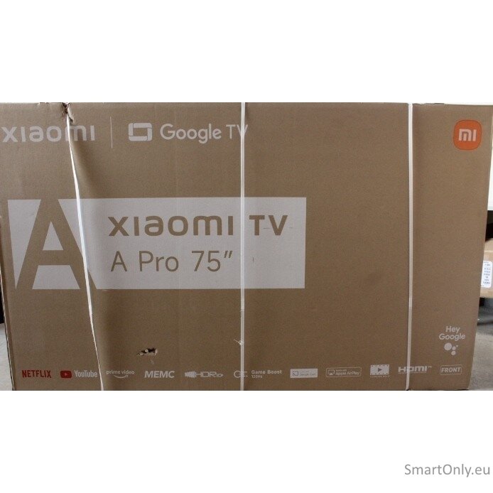 SALE OUT. Xiaomi QLED TV A Pro 2026 75" | SALE OUT. Xiaomi QLED TV A Pro 2026 | 75 | Smart TV | Google TV | 4K UHD | DAMAGED PACKAGING 3 SALE OUT. Xiaomi QLED TV A Pro 2026 75" | SALE OUT. Xiaomi QLED TV A Pro 2026 | 75 | Smart TV | Google TV | 4K UHD | DAMAGED PACKAGING 3
