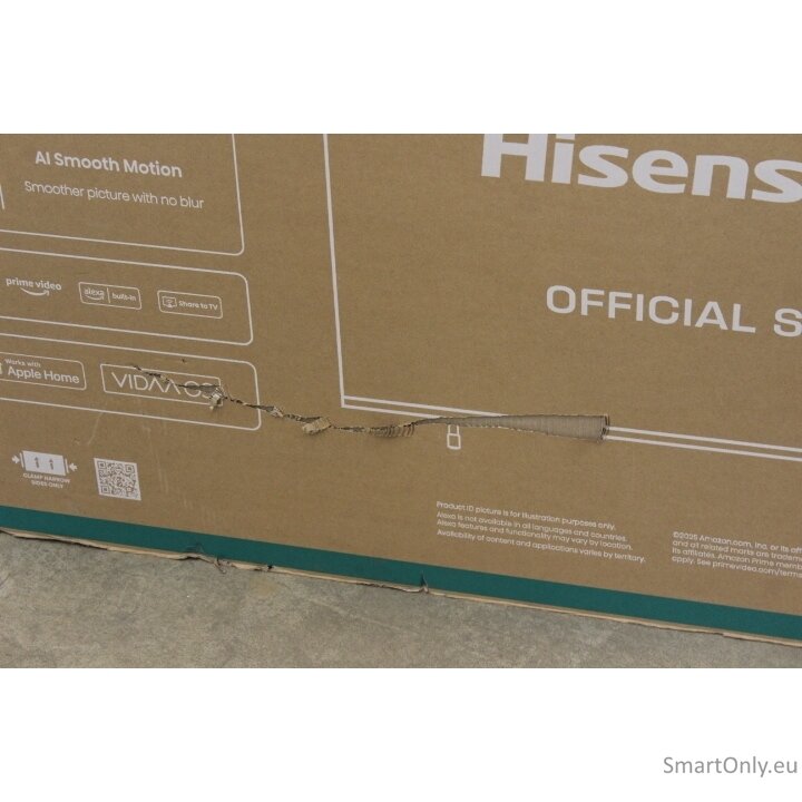 SALE OUT. Hisense 65E7Q 65" (164 cm) UHD QLED Smart TV | SALE OUT. Hisense UHD QLED Smart TV | 65E7Q | 65" | Smart TV | VIDAA OS | UHD | Black | DAMAGED PACKAGING 1 SALE OUT. Hisense 65E7Q 65" (164 cm) UHD QLED Smart TV | SALE OUT. Hisense UHD QLED Smart TV | 65E7Q | 65" | Smart TV | VIDAA OS | UHD | Black | DAMAGED PACKAGING 1