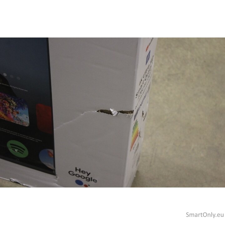 SALE OUT. Sharp 50HP6265E 50" (126cm) QLED 4K Ultra HD Google TV, Dolby Vision, Dolby Atmos, Central Stand | Sharp 50HP6265E | 50 | Smart TV | Google TV | UHD | Black | DAMAGED PACKAGING 4