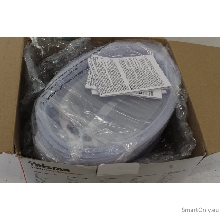 SALE OUT. Tristar | Food Steamer | VS-3914 | Silver | 1200 W | Capacity 11 L | DAMAGED PACKAGING | Number of baskets 3 2 SALE OUT. Tristar | Food Steamer | VS-3914 | Silver | 1200 W | Capacity 11 L | DAMAGED PACKAGING | Number of baskets 3 2