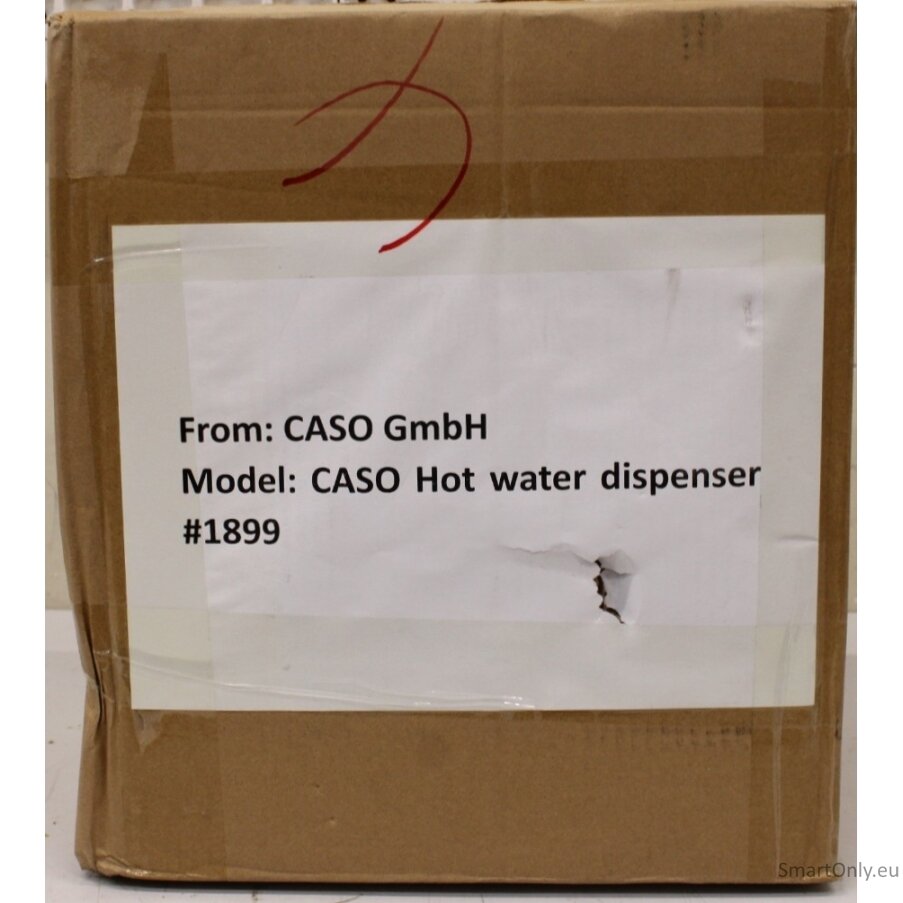 SALE OUT. Caso 01899 Hot Water Dispenser NOT ORIGINAL PACKAGING, SCRATCHED, DEMO | SALE OUT. | Caso NOT ORIGINAL PACKAGING, SCRATCHED, MISSING MANUAL SALE OUT. Caso 01899 Hot Water Dispenser NOT ORIGINAL PACKAGING, SCRATCHED, DEMO | SALE OUT. | Caso NOT ORIGINAL PACKAGING, SCRATCHED, MISSING MANUAL