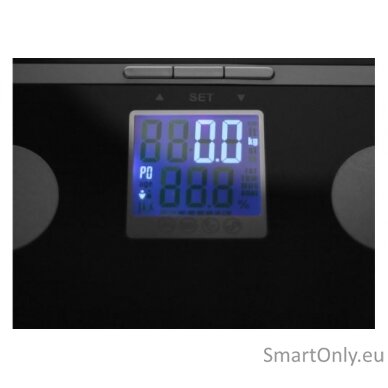 Scales Tristar Maximum weight (capacity) 150 kg, Accuracy 100 g, Memory function, 10 user(s), Black 2