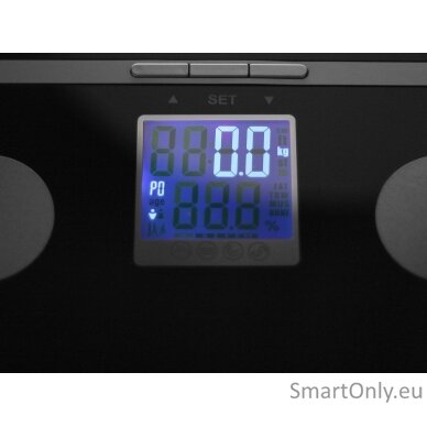 Scales Tristar Maximum weight (capacity) 150 kg, Accuracy 100 g, Memory function, 10 user(s), Black 5