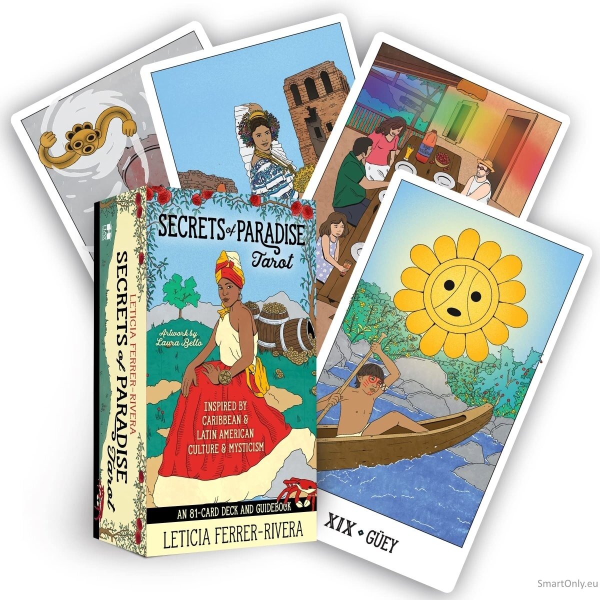 Secrets of Paradise Tarot kortos Hay House