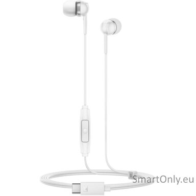 Sennheiser Headphones | CX 80U | Wired | In-ear | Microphone | White