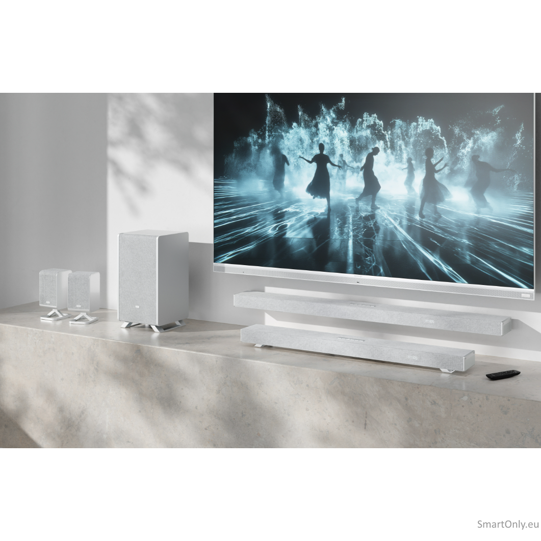 Sharp HT-SBW53121(SL) Q 3.1.2 Dolby Atmos/ DTS:X Soundbar with Wireless Subwoofer, Silver | Sharp 7 Sharp HT-SBW53121(SL) Q 3.1.2 Dolby Atmos/ DTS:X Soundbar with Wireless Subwoofer, Silver | Sharp 7