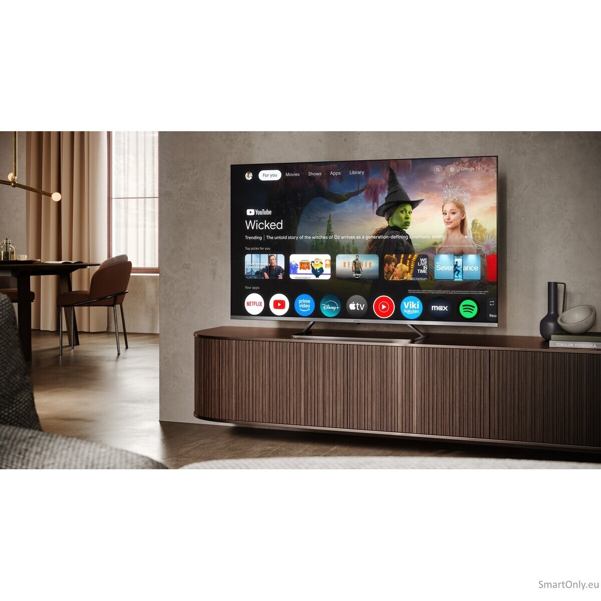 Sharp 4K Ultra HD QLED MiniLED TV | 55JP7265E | 55 | Google TV | UHD 7 Sharp 4K Ultra HD QLED MiniLED TV | 55JP7265E | 55 | Google TV | UHD 7