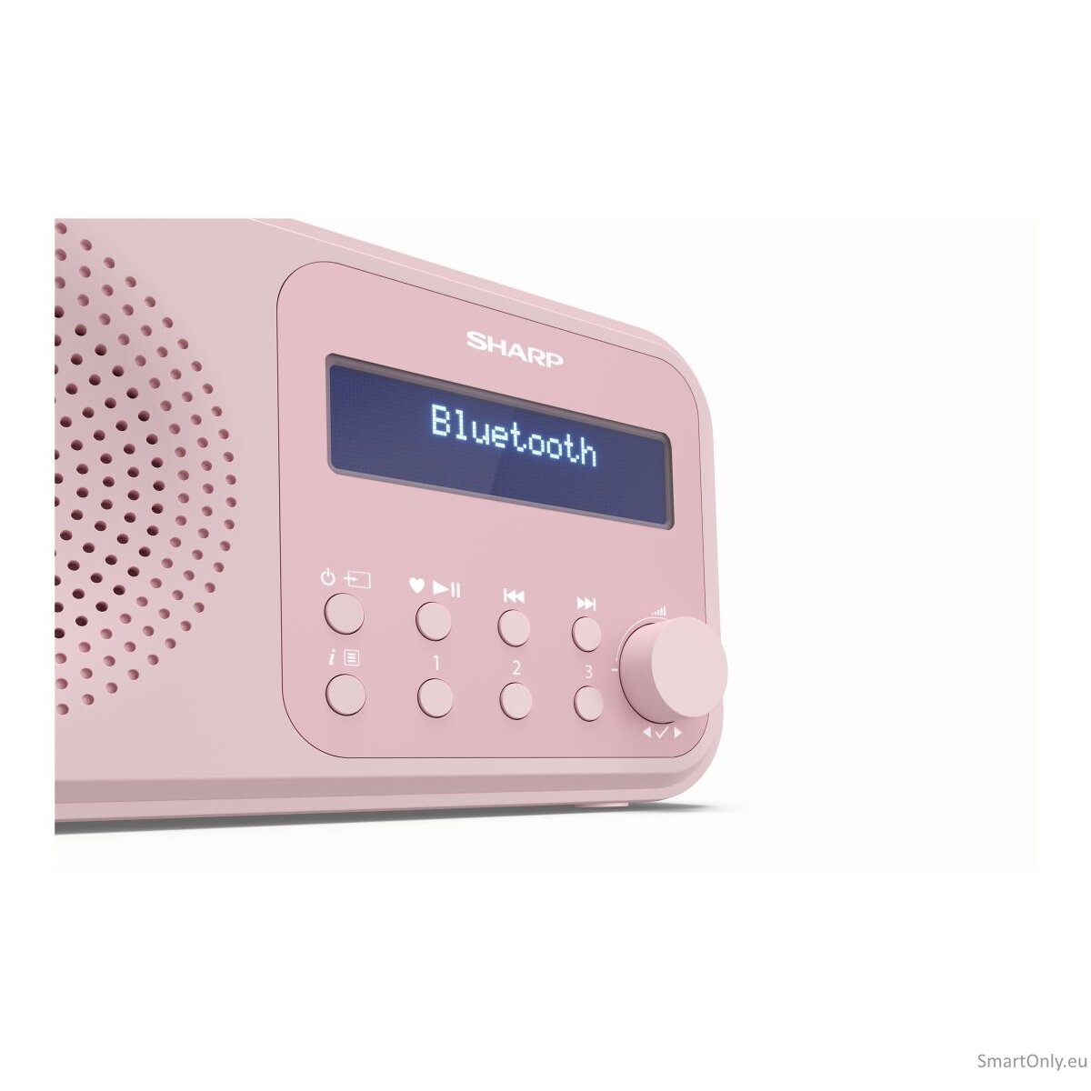 Sharp DR-P420(PK) Tokyo Portable Digital Radio, FM/DAB/DAB+, Bluetooth 5.0, USB or Battery Powered, Pink Sharp 10