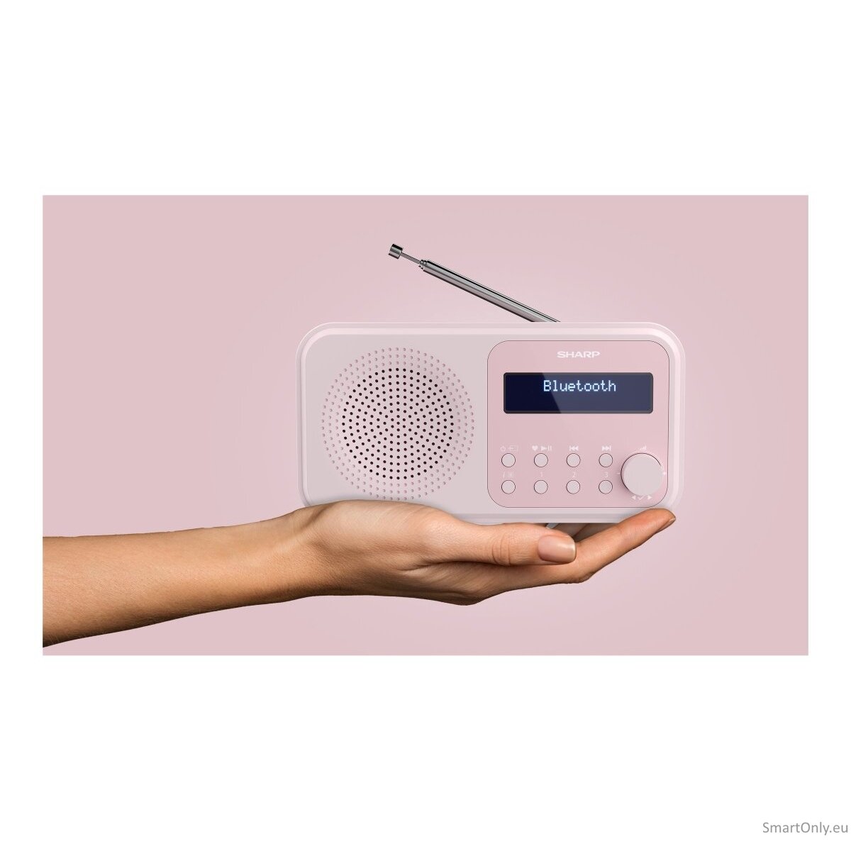Sharp DR-P420(PK) Tokyo Portable Digital Radio, FM/DAB/DAB+, Bluetooth 5.0, USB or Battery Powered, Pink Sharp 11 Sharp DR-P420(PK) Tokyo Portable Digital Radio, FM/DAB/DAB+, Bluetooth 5.0, USB or Battery Powered, Pink Sharp 11