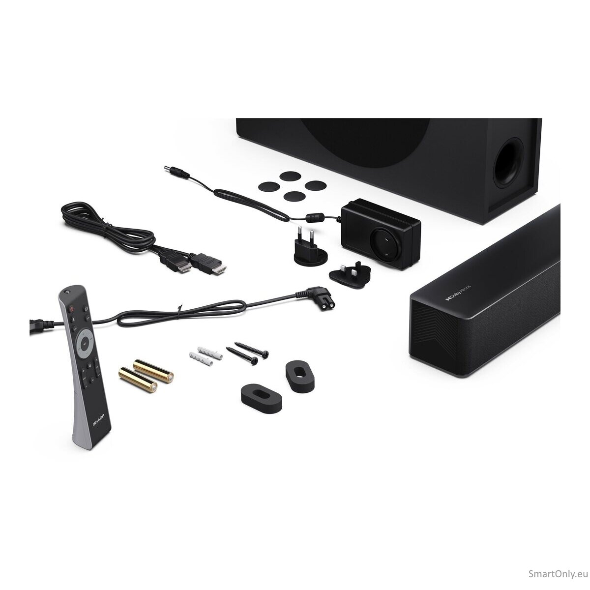 Sharp HT-SBW310 2.1 Dolby Atmos / DTS Virtual:X Soundbar with Slim Wireless Subwoofer | Sharp 20 Sharp HT-SBW310 2.1 Dolby Atmos / DTS Virtual:X Soundbar with Slim Wireless Subwoofer | Sharp 20