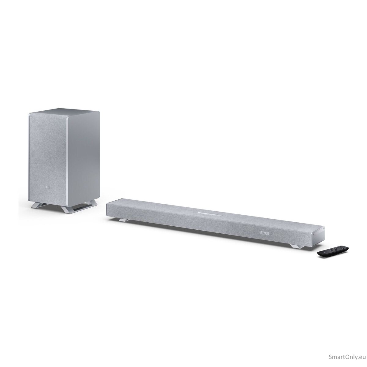 Sharp HT-SBW53121(SL) Q 3.1.2 Dolby Atmos/ DTS:X Soundbar with Wireless Subwoofer, Silver | Sharp 9