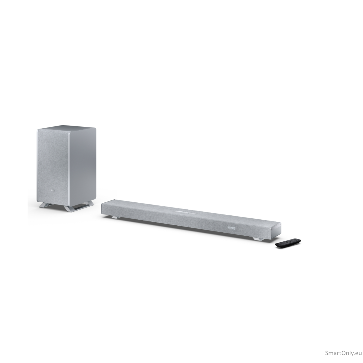 Sharp HT-SBW53121(SL) Q 3.1.2 Dolby Atmos/ DTS:X Soundbar with Wireless Subwoofer, Silver | Sharp 1 Sharp HT-SBW53121(SL) Q 3.1.2 Dolby Atmos/ DTS:X Soundbar with Wireless Subwoofer, Silver | Sharp 1