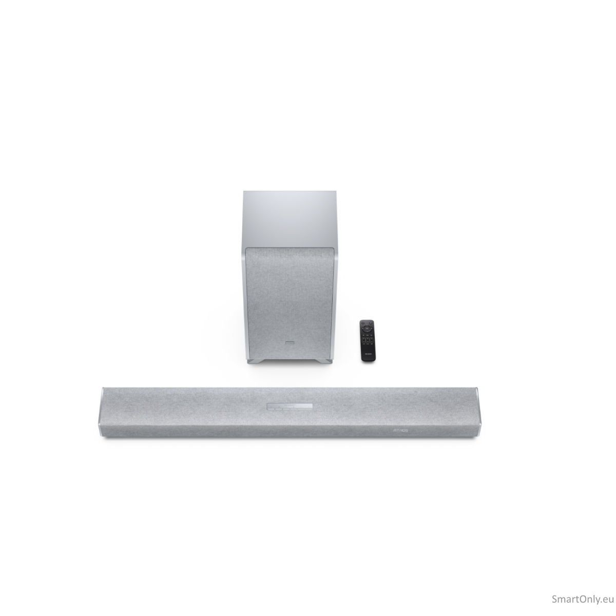 Sharp HT-SBW53121(SL) Q 3.1.2 Dolby Atmos/ DTS:X Soundbar with Wireless Subwoofer, Silver | Sharp 2 Sharp HT-SBW53121(SL) Q 3.1.2 Dolby Atmos/ DTS:X Soundbar with Wireless Subwoofer, Silver | Sharp 2