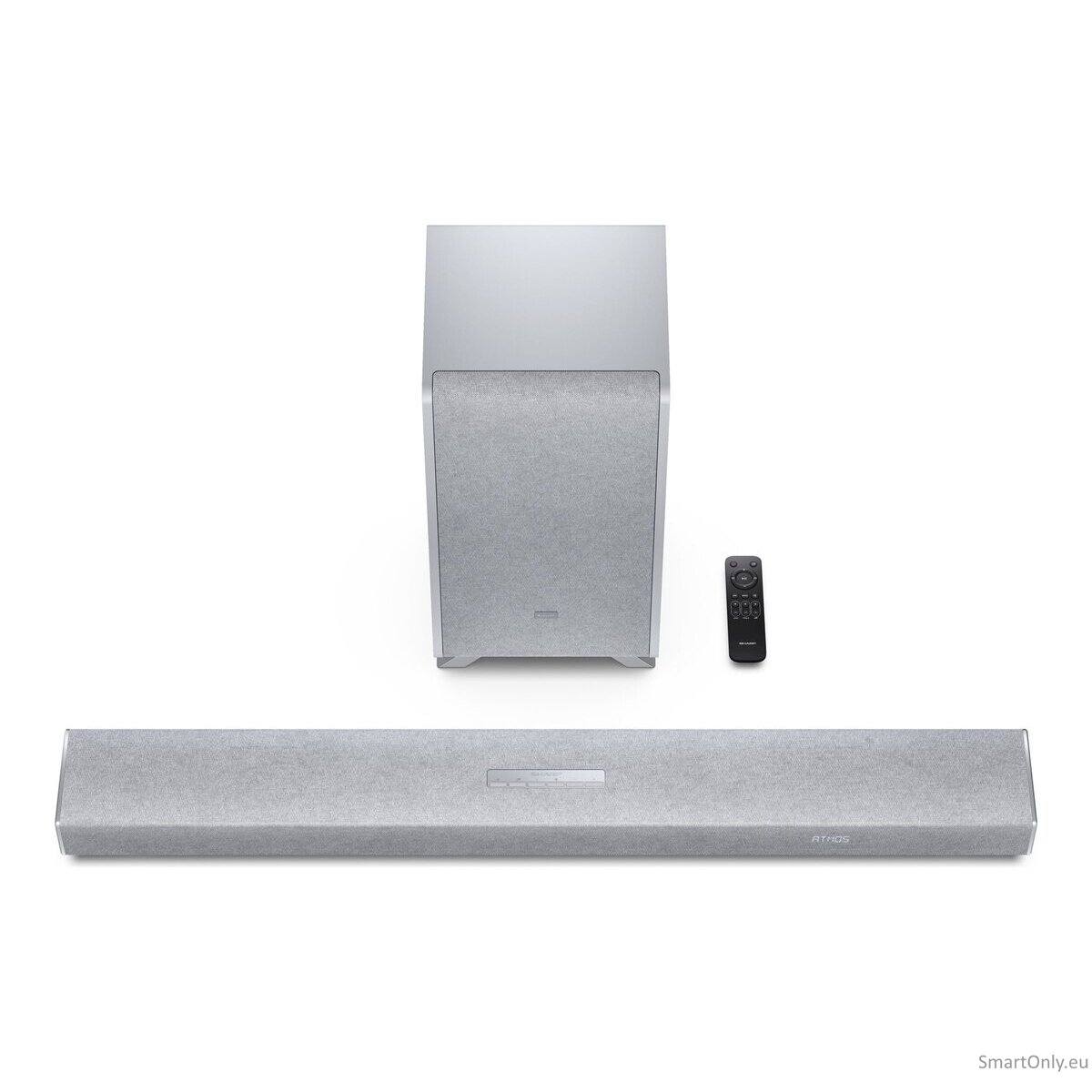 Sharp HT-SBW53121(SL) Q 3.1.2 Dolby Atmos/ DTS:X Soundbar with Wireless Subwoofer, Silver | Sharp 13