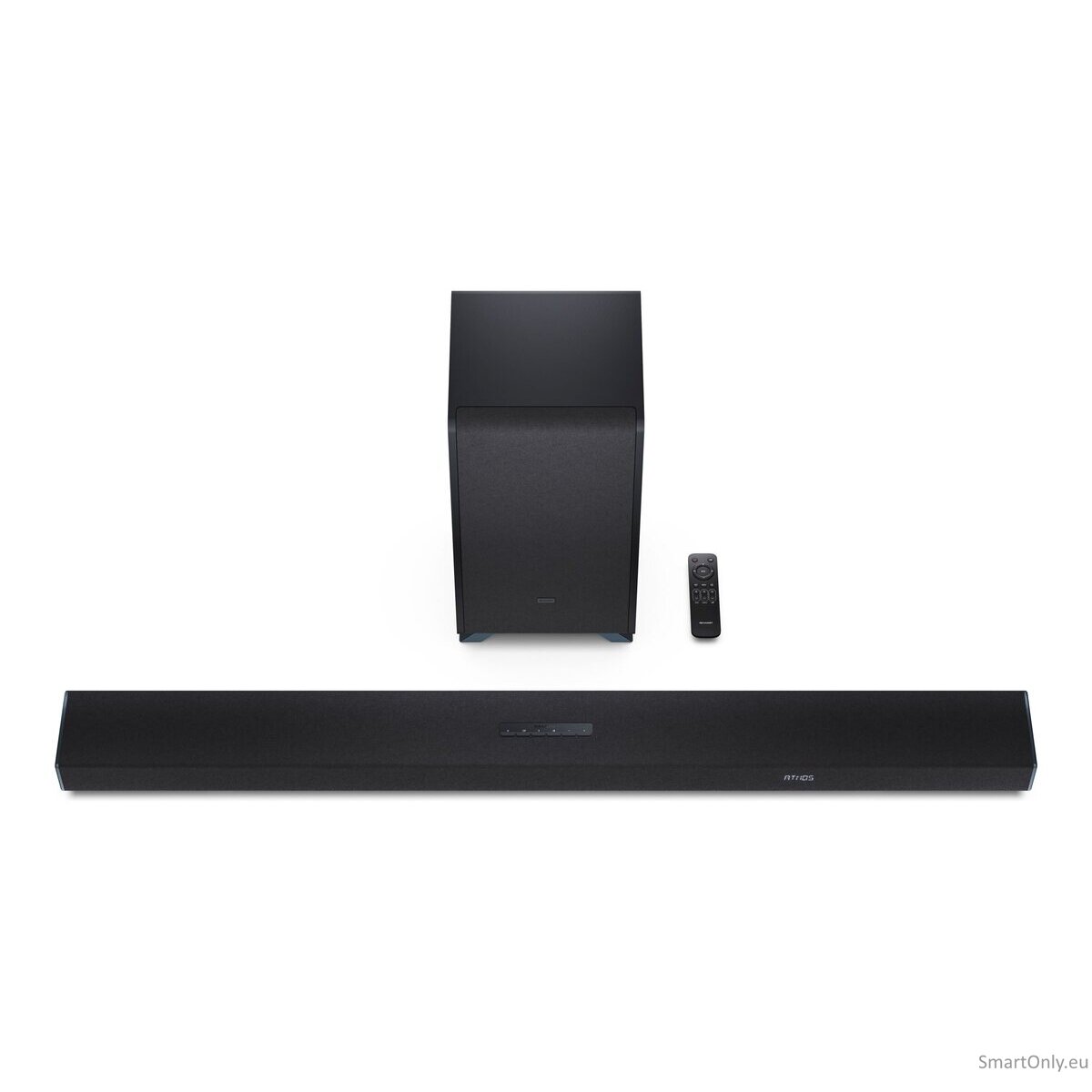 Sharp HT-SBW55121(BK) Q 5.1.2 Dolby Atmos/ DTS:X Soundbar with Wireless Subwoofer, Black | Sharp 16 Sharp HT-SBW55121(BK) Q 5.1.2 Dolby Atmos/ DTS:X Soundbar with Wireless Subwoofer, Black | Sharp 16