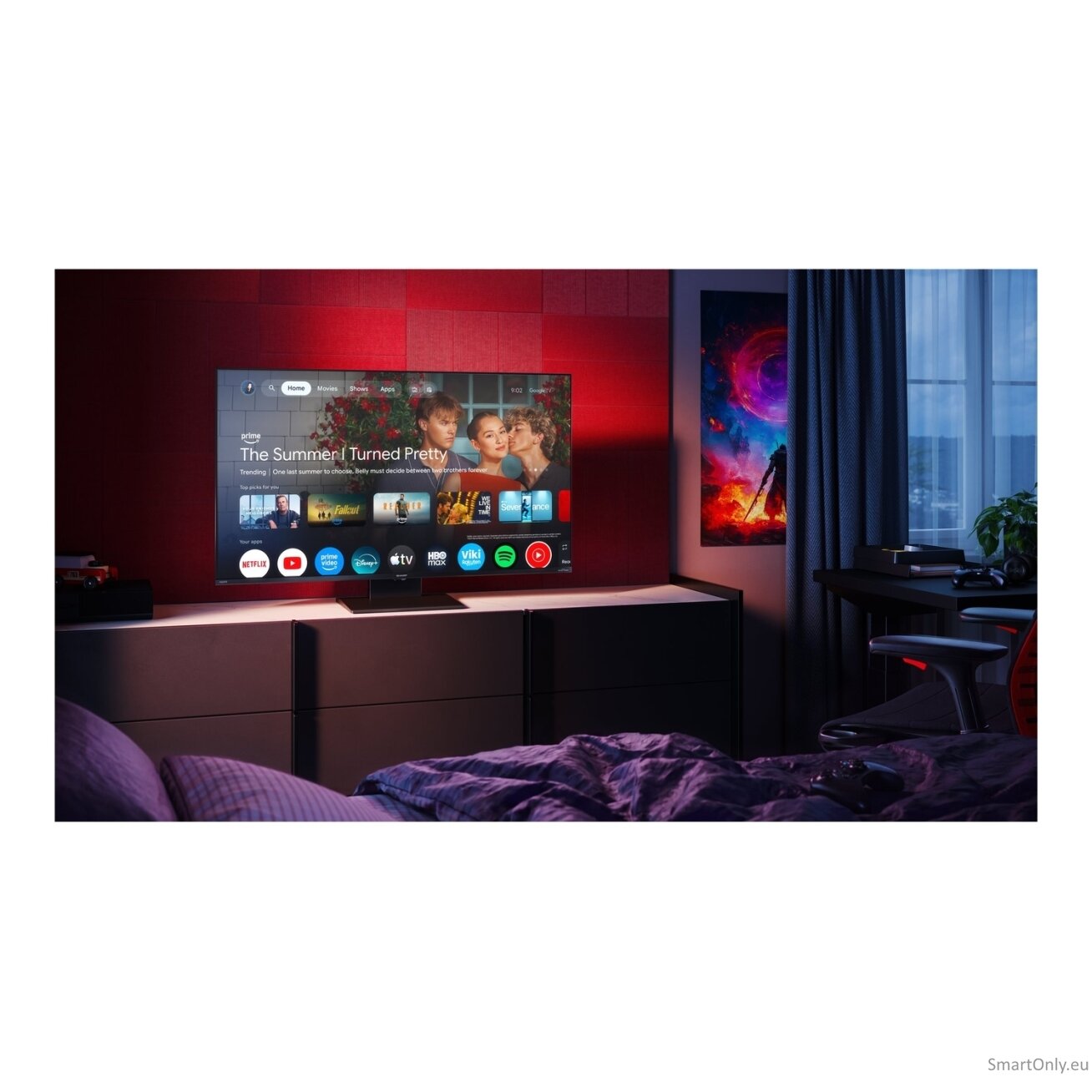 Sharp 43HR7265E 43" (108cm) 4K Ultra HD QLED Google TV | Sharp 10 Sharp 43HR7265E 43" (108cm) 4K Ultra HD QLED Google TV | Sharp 10
