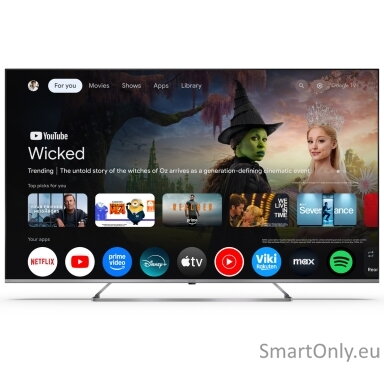 Sharp 4K Ultra HD QLED MiniLED TV | 65JP7265E | 55 | Smart TV | Google TV | UHD