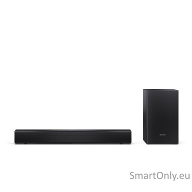 Sharp HT-SBW121 Compact 2.1 Soundbar with Wireless Subwoofer | Sharp