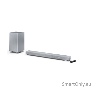 Sharp HT-SBW53121(SL) Q 3.1.2 Dolby Atmos/ DTS:X Soundbar with Wireless Subwoofer, Silver | Sharp Sharp HT-SBW53121(SL) Q 3.1.2 Dolby Atmos/ DTS:X Soundbar with Wireless Subwoofer, Silver | Sharp
