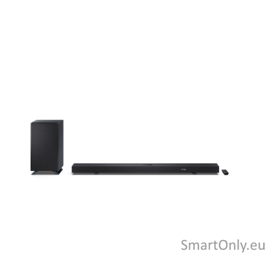 Sharp HT-SBW55121(BK) Q 5.1.2 Dolby Atmos/ DTS:X Soundbar with Wireless Subwoofer, Black | Sharp Sharp HT-SBW55121(BK) Q 5.1.2 Dolby Atmos/ DTS:X Soundbar with Wireless Subwoofer, Black | Sharp