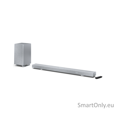 Sharp HT-SBW55121(SL) Q 5.1.2 Dolby Atmos/ DTS:X Soundbar with Wireless Subwoofer, Silver | Sharp Sharp HT-SBW55121(SL) Q 5.1.2 Dolby Atmos/ DTS:X Soundbar with Wireless Subwoofer, Silver | Sharp