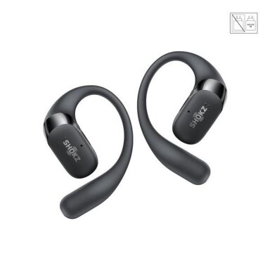 Shokz OpenFit 2+ Ausinės su kaulų laidumo technologija ir „Dolby Audio“, Juodas spalvos Shokz OpenFit 2+ Ausinės su kaulų laidumo technologija ir „Dolby Audio“, Juodas spalvos