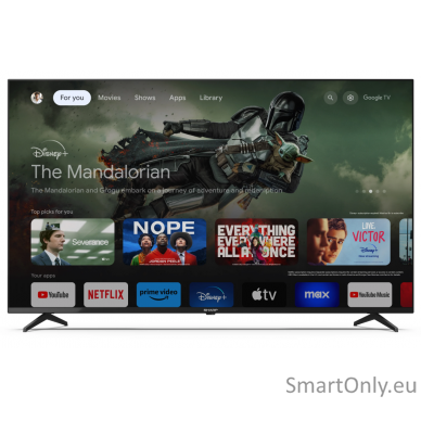 Sharp 50" (126cm) Smart TV Google TV Ultra HD 3840 x 2160 pixels 1