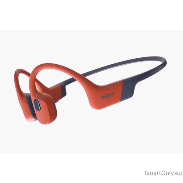 Shokz OpenSwim Pro plaukimo ausinės su kaulų laidumo technologija, USB-C, raudonos spalvos Shokz OpenSwim Pro plaukimo ausinės su kaulų laidumo technologija, USB-C, raudonos spalvos