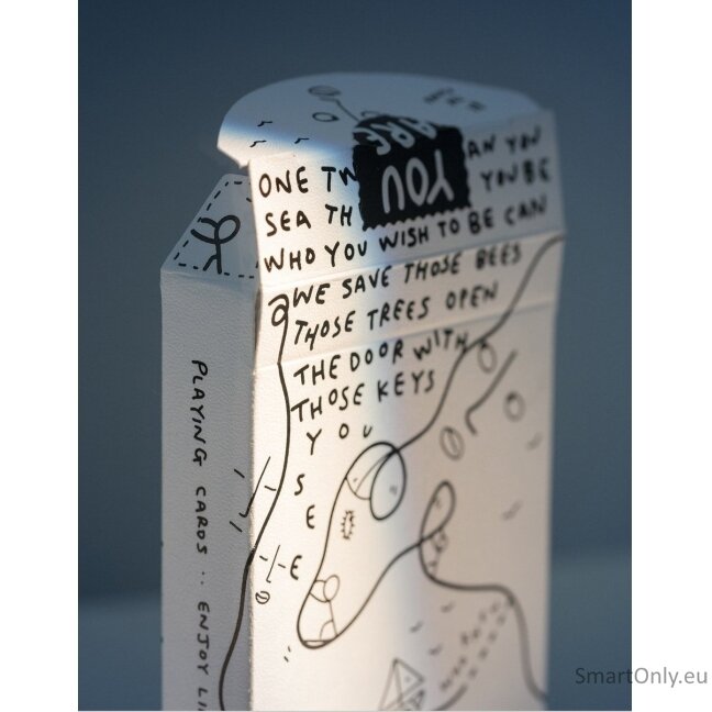 Shantell Martin Whitney White Theory11 žaidimo kortos 3 Shantell Martin Whitney White Theory11 žaidimo kortos 3
