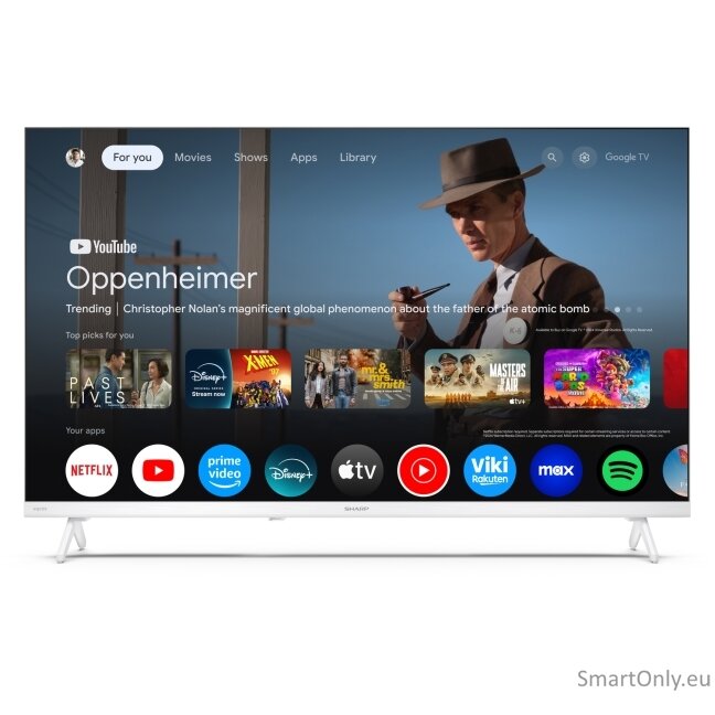 Sharp | 32HF2265EW | 32 | Smart TV | Google TV | White 1 Sharp | 32HF2265EW | 32 | Smart TV | Google TV | White 1