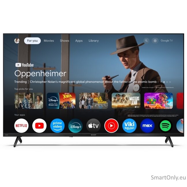 Sharp | 40HF3265E | 40 | Smart TV | Google TV 2 Sharp | 40HF3265E | 40 | Smart TV | Google TV 2