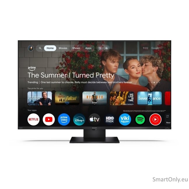 Sharp 43HR7265E 43" (108cm) 4K Ultra HD QLED Google TV | Sharp
