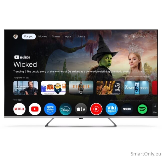 Sharp 4K Ultra HD QLED MiniLED TV | 55JP7265E | 55 | Google TV | UHD Sharp 4K Ultra HD QLED MiniLED TV | 55JP7265E | 55 | Google TV | UHD