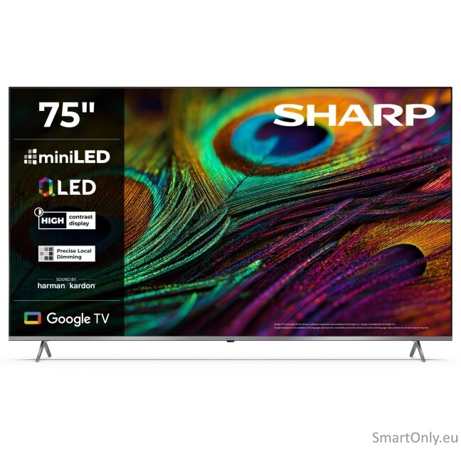 Sharp 75JP7265E 75" (189cm) 4K Ultra HD QLED MiniLED Google TV, HARMAN/KARDON Speaker System | Sharp Sharp 75JP7265E 75" (189cm) 4K Ultra HD QLED MiniLED Google TV, HARMAN/KARDON Speaker System | Sharp