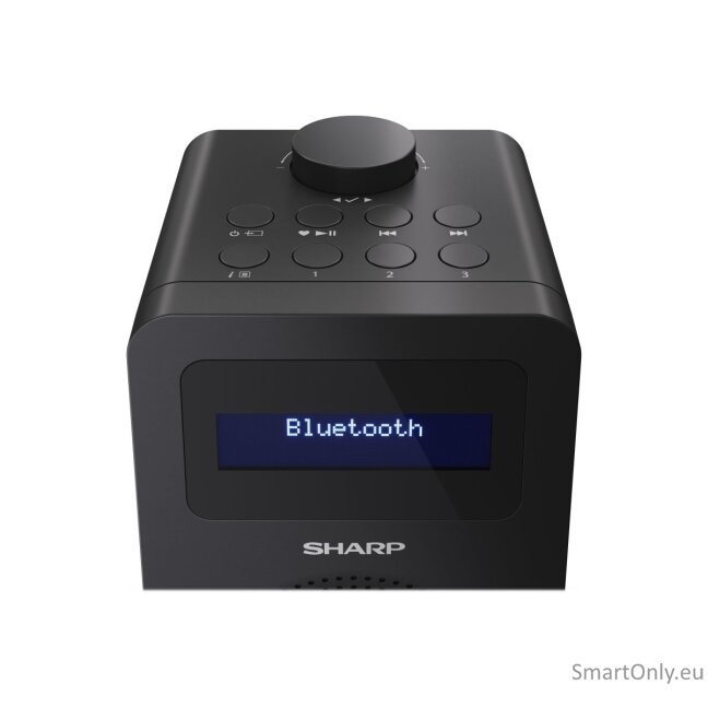 Sharp DR-430(BK) Digital Radio, FM/DAB/DAB+, Bluetooth 5.0, Midnight Black | Sharp | Digital Radio | DR-430(BK) | Bluetooth | Midnight Black 10