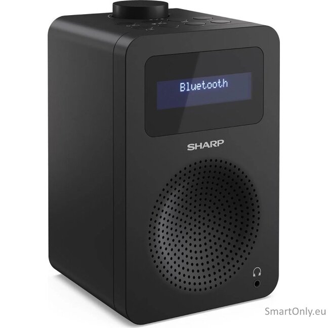 Sharp DR-430(BK) Digital Radio, FM/DAB/DAB+, Bluetooth 5.0, Midnight Black | Sharp | Digital Radio | DR-430(BK) | Bluetooth | Midnight Black 3