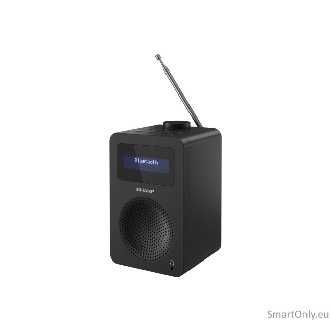 Sharp DR-430(BK) Digital Radio, FM/DAB/DAB+, Bluetooth 5.0, Midnight Black | Sharp | Digital Radio | DR-430(BK) | Bluetooth | Midnight Black 6