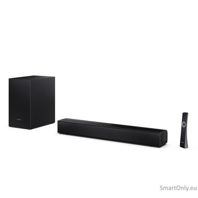 Sharp HT-SBW121 Compact 2.1 Soundbar with Wireless Subwoofer | Sharp 3 Sharp HT-SBW121 Compact 2.1 Soundbar with Wireless Subwoofer | Sharp 3