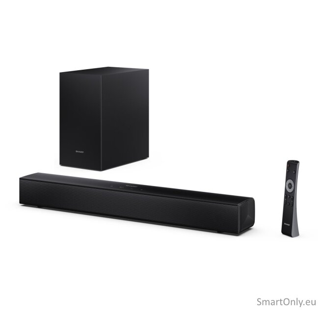 Sharp HT-SBW121 Compact 2.1 Soundbar with Wireless Subwoofer | Sharp 4