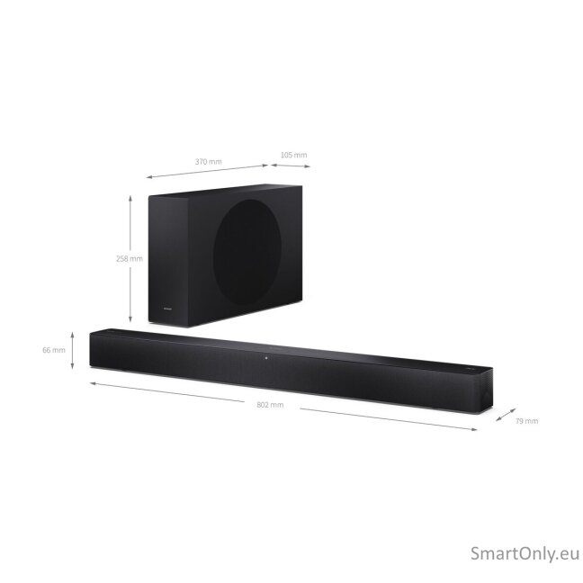 Sharp HT-SBW310 2.1 Dolby Atmos / DTS Virtual:X Soundbar with Slim Wireless Subwoofer | Sharp 13 Sharp HT-SBW310 2.1 Dolby Atmos / DTS Virtual:X Soundbar with Slim Wireless Subwoofer | Sharp 13