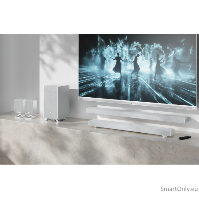 Sharp HT-SBW53121(SL) Q 3.1.2 Dolby Atmos/ DTS:X Soundbar with Wireless Subwoofer, Silver | Sharp 7