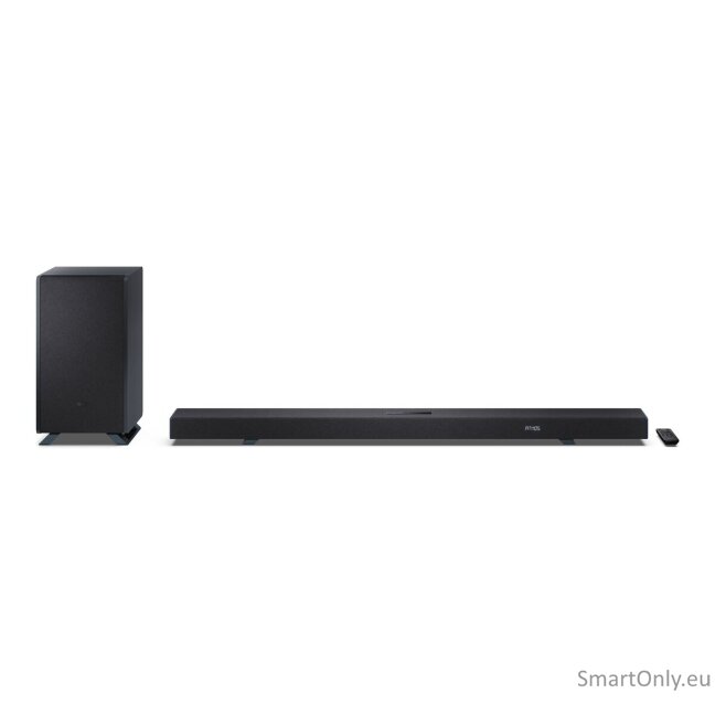 Sharp HT-SBW55121(BK) Q 5.1.2 Dolby Atmos/ DTS:X Soundbar with Wireless Subwoofer, Black | Sharp 13 Sharp HT-SBW55121(BK) Q 5.1.2 Dolby Atmos/ DTS:X Soundbar with Wireless Subwoofer, Black | Sharp 13