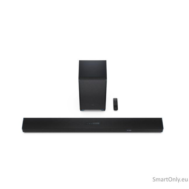 Sharp HT-SBW55121(BK) Q 5.1.2 Dolby Atmos/ DTS:X Soundbar with Wireless Subwoofer, Black | Sharp 2 Sharp HT-SBW55121(BK) Q 5.1.2 Dolby Atmos/ DTS:X Soundbar with Wireless Subwoofer, Black | Sharp 2