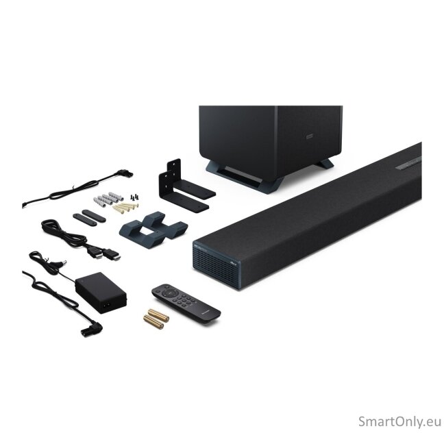 Sharp HT-SBW55121(BK) Q 5.1.2 Dolby Atmos/ DTS:X Soundbar with Wireless Subwoofer, Black | Sharp 15 Sharp HT-SBW55121(BK) Q 5.1.2 Dolby Atmos/ DTS:X Soundbar with Wireless Subwoofer, Black | Sharp 15