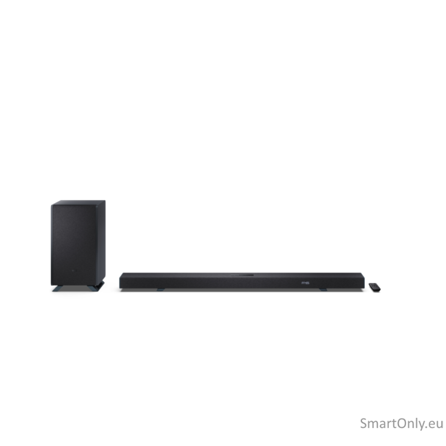 Sharp HT-SBW55121(BK) Q 5.1.2 Dolby Atmos/ DTS:X Soundbar with Wireless Subwoofer, Black | Sharp Sharp HT-SBW55121(BK) Q 5.1.2 Dolby Atmos/ DTS:X Soundbar with Wireless Subwoofer, Black | Sharp