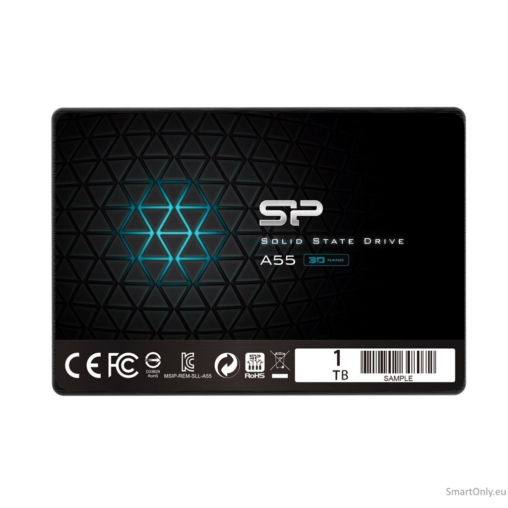 Silicon Power | A55 | 1000 GB | Solid-state drive interface SATA | Read speed 560 MB/s | Write speed 530 MB/s Silicon Power | A55 | 1000 GB | Solid-state drive interface SATA | Read speed 560 MB/s | Write speed 530 MB/s